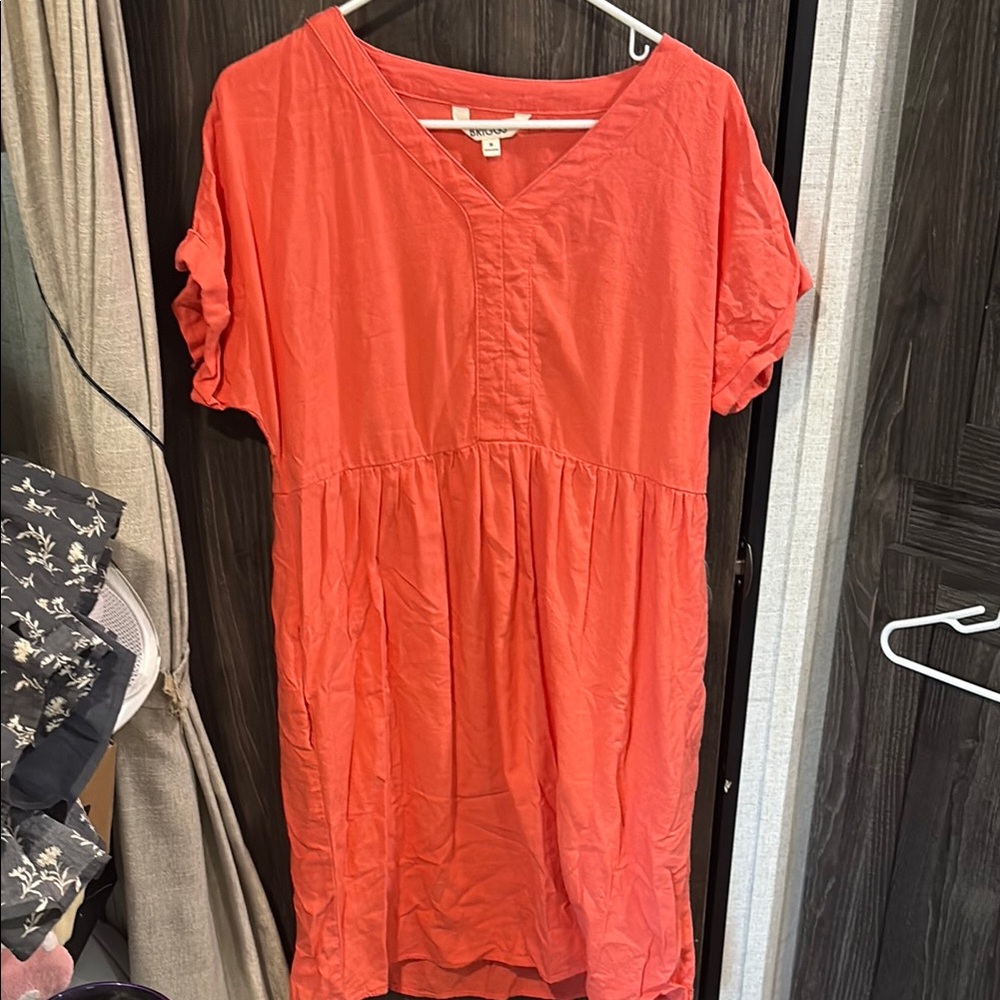 Briggs Vivid Coral Dress